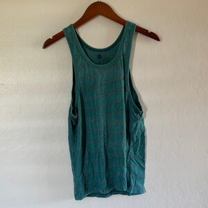 mens element blue striped tank | size: S